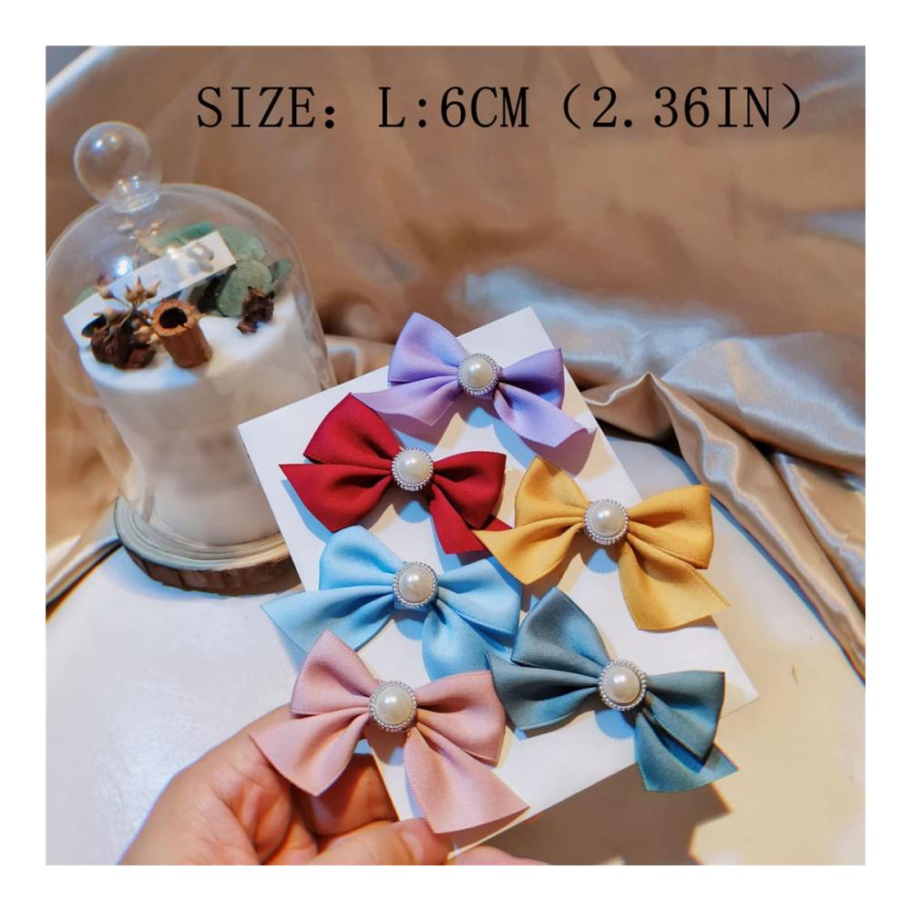 2 Stück Satin-Schleifen-Schnallen | Abnehmbare Schuh-Clips für elegante Verzierungen | Lila | One Size | Textile Schm