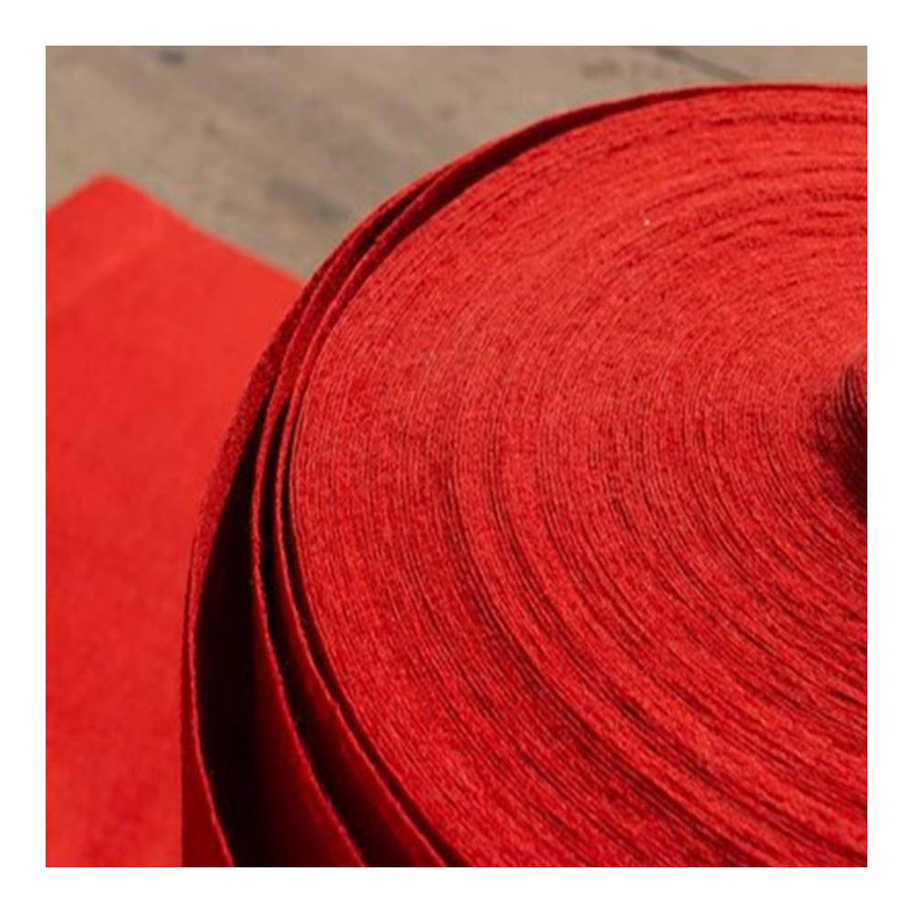 Premium Roter Gangläufer-Teppich Perfekt für Hochzeiten und Partys! Hochwertiger Einwegteppich für glamouröse Laufstegmomente. (Rot 25 mm 12