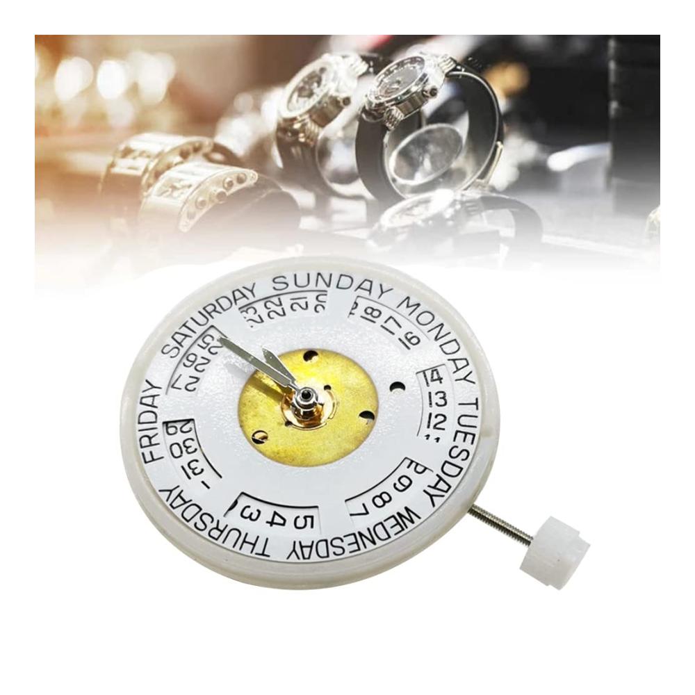 Entdecken Sie Präzision und Stil Hochwertiges 2834-2 Uhrwerk mit DREI Nadeln Oberer und Unterer Kalender Doppelter Kalender – Ihr Schlüssel zu zeitloser Eleganz! Automatisches Mechanisches Ersatzwerk-A für anspruchsvolle Zeitmesser. Perfekte Synthese aus Tradition und Innovation