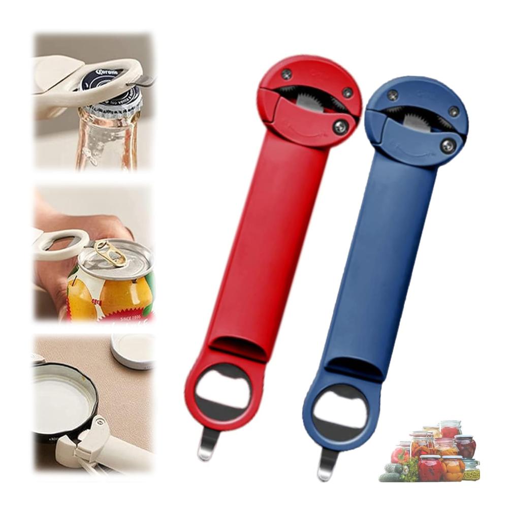 Entdecken Sie müheloses Öffnen mit dem 2024 Seinohome Jar Opener Set! Multifunktionaler ausziehbarer Flaschenöffner und verstellbarer Dosenöffner. Ein unverzichtbares Küchengadget - Wandmontage inklusive! (2 Stück Mix1