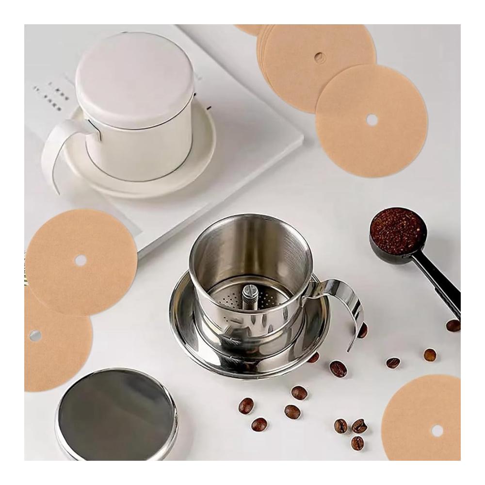 Entdecken Sie den Genuss mit Leichtigkeit! 400 Stück ungebleichte Einwegfilter für Perkolator-Kaffee 95 cm Durchmesser. Scheiben-Kaffeefilter in holzfarbener Optik - langlebig einfach zu installieren und zu bedienen. Perfekt filtrierter Kaffeegenuss wartet auf Sie