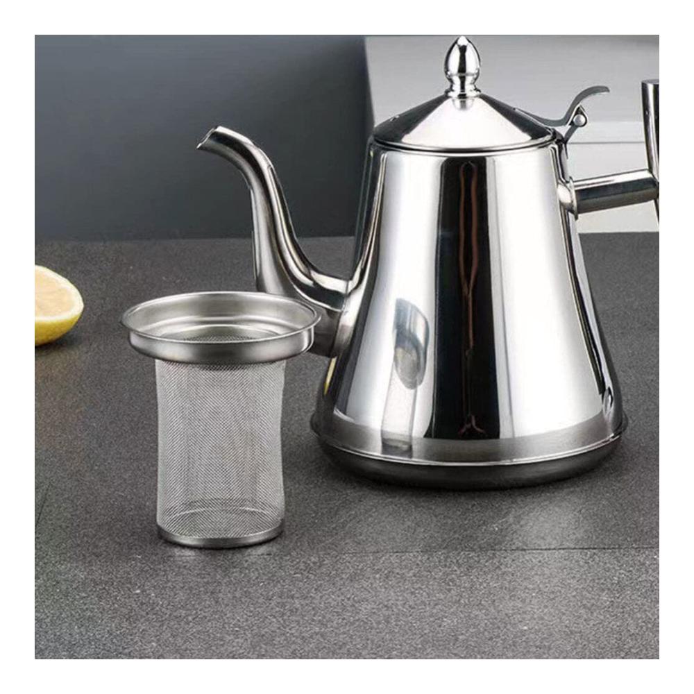 Genießen Sie Ihren Tee perfekt - Hochwertiger Teefilter aus rostfreiem Stahl für lose Blätter und Teebeutel - Wiederverwendbarer Siebeinsatz für Teekanne und Tasse - Ideales Teekugel-Ei-Ers