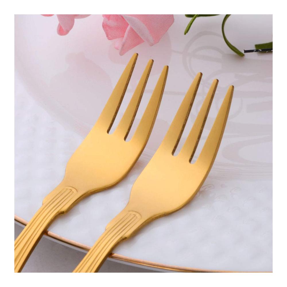 Lux EntusckesssertgdenlGllanz-Buyeruyer Starer Star Star 12ar 12-te2-teiligesuchliges Desses DessertessertgssertgabelSettgabel- EdSetst-hlold Goldldoptoptikik -abeln ausekt Edr KKuchenchenn Gebäebäckck undes Kuchenorschenverenvergnrgnügen Spen und verund verlock verlockenderlockende Vckende Vorspe Besteorspeisenspeisen.sen. Spvolegelplpoliiertrtess Besteeckset für stilvolle Genussmomente
