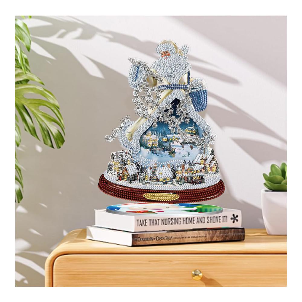 Erstellen Sie funkelnde Kunstwerke mit unseren Mosaikfliesen - Weihnachtsmann Schneemann und mehr. Perfekt für DIY-Diamantmalerei und Weihnachtsdekorationen
