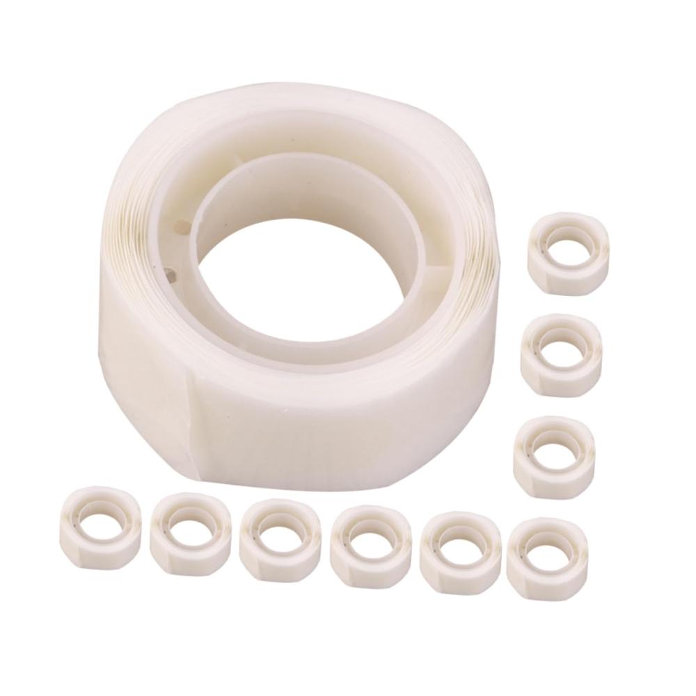 10er Pack Doppelseitige Klebepunkte - Klare Kreisaufkleber für Ballons - Extra haftendes Klebeband für kreative Bastelprojekte Geburtstage und Hochzeiten - Entfernbarer Harzkleber inklusive