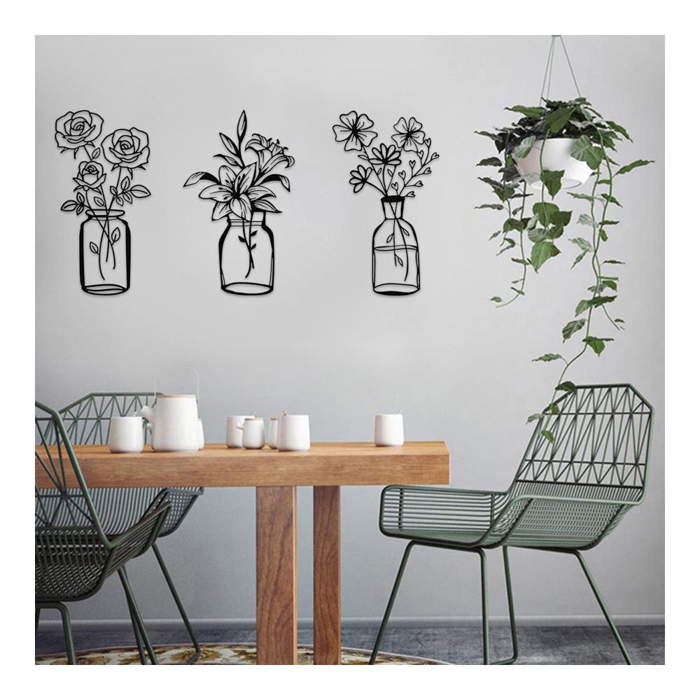 3er Set Wand- & Türschilder aus robustem Metall | Dekorative Schilder für Zuhause und Büro | Personalisierbare Beschriftung | Modernes Design in Schwarz | Einfache Montage