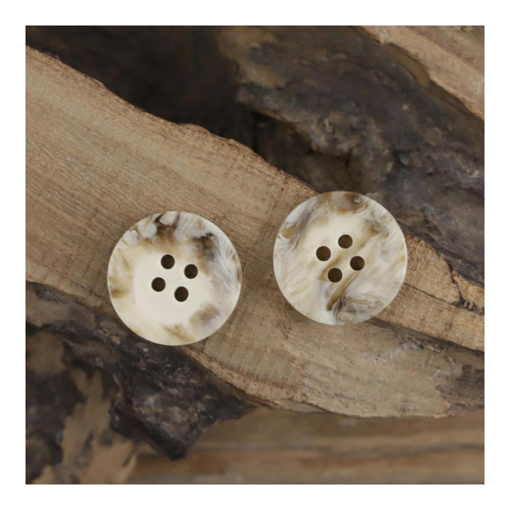 Entdecken Sie Eleganz 30PCS Exquisite 15/18/20/23/25MM Harz Nähen Knöpfe in Khaki Marmor Design - Perfekte 4-Loch Knöpfe für stilvolle Mäntel und Handwerksprojekte Größe