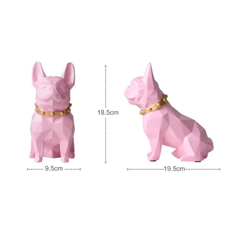 Spardosen Schwarze Französische Bulldogge Münzbank Box für Geburtstagsgeschenke - Home Decor Figur mit Münzaufbewahrungsbox
