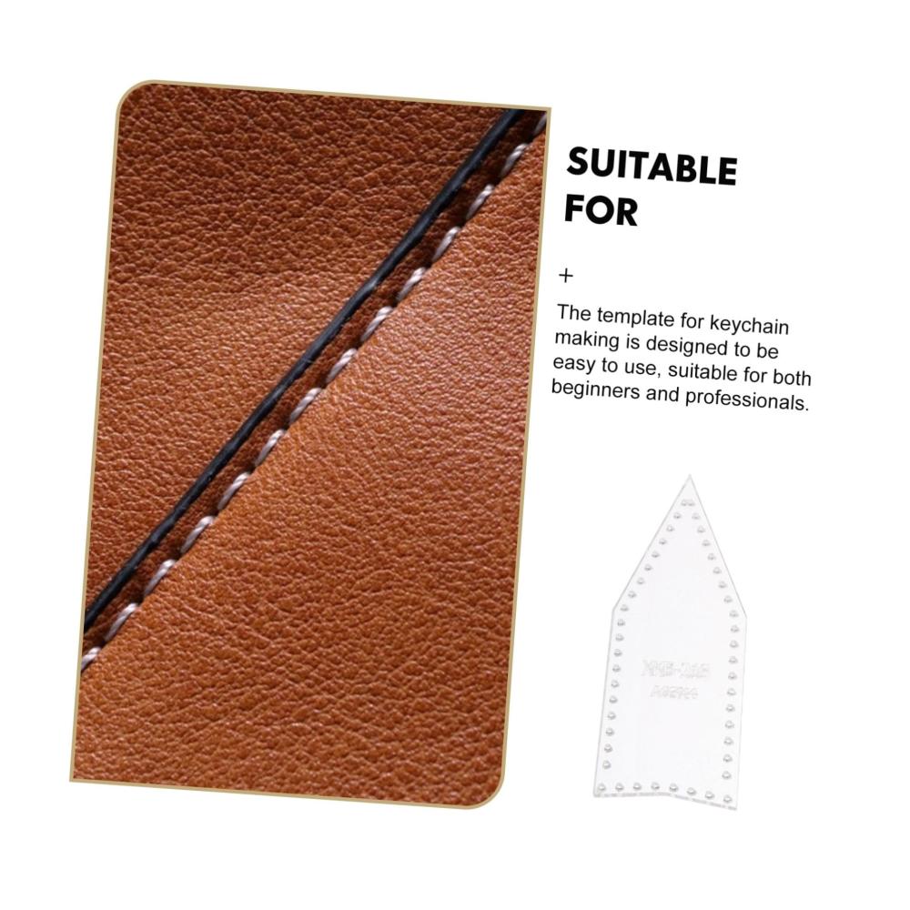 Professionelle Lederhandwerk Vorlagen-Set | Taschen Geldbörsen & mehr | Hochwertige Quilt-Schablonen für Ledermuster | Acrylwerkzeuge für präzises Quilten | Kreative Designvorlagen inklusive