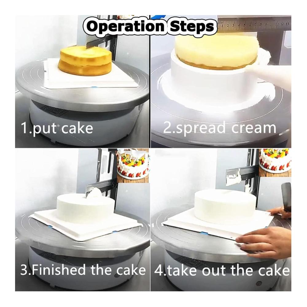 Sahnespender Automatischer Kuchen-Creme-Verteiler für perfekte Füllungen glatte Beschichtungen & kreative Dekorationen - Ideal für Partygebäck & Geburtstagskuchen