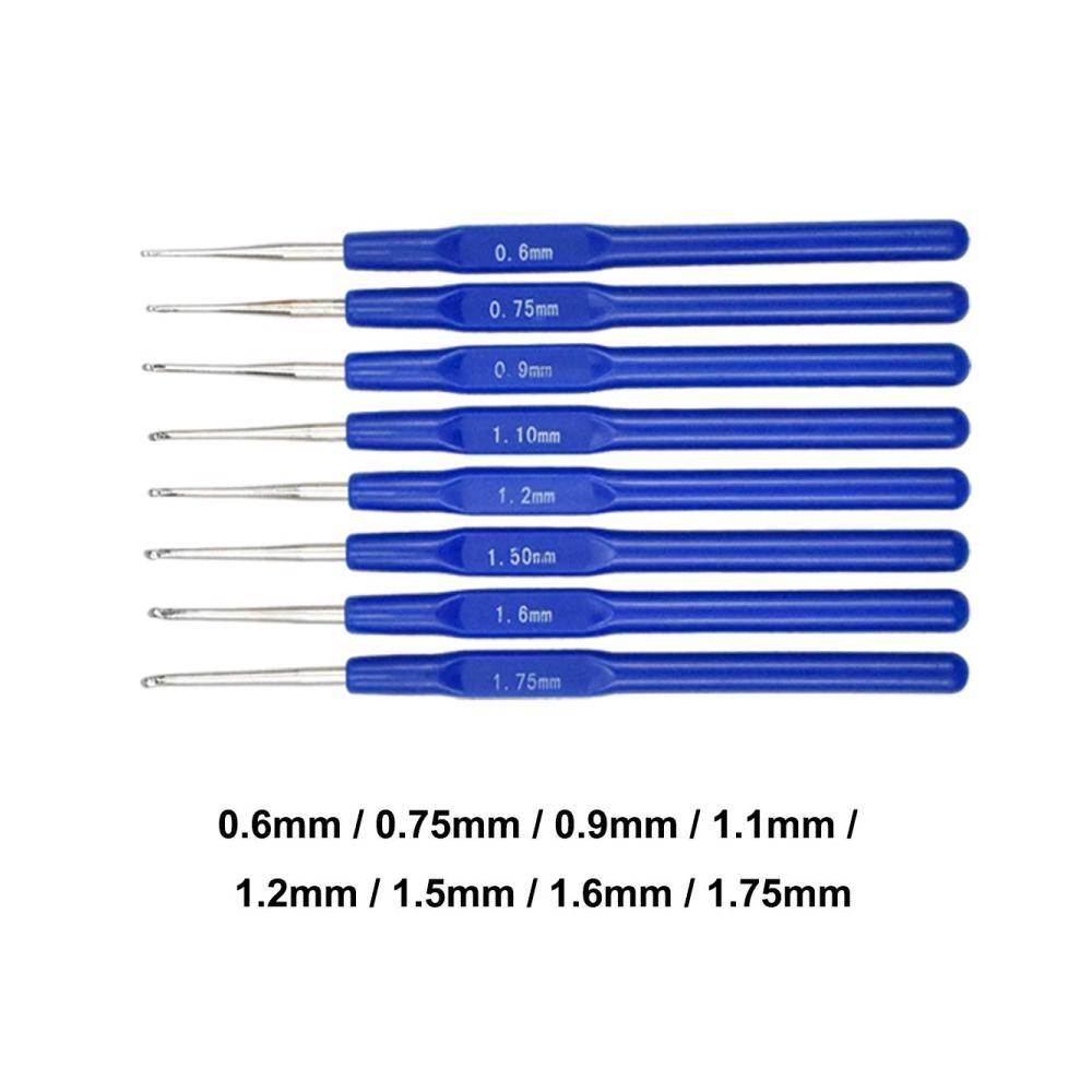Bunte Häkelnadeln Set - 16-teiliges Stricknadel-Kit mit ergonomischem Design und Zubehör in praktischer Plastikbox - Perfektes Geschenk für Häkelfans und Näherinnen