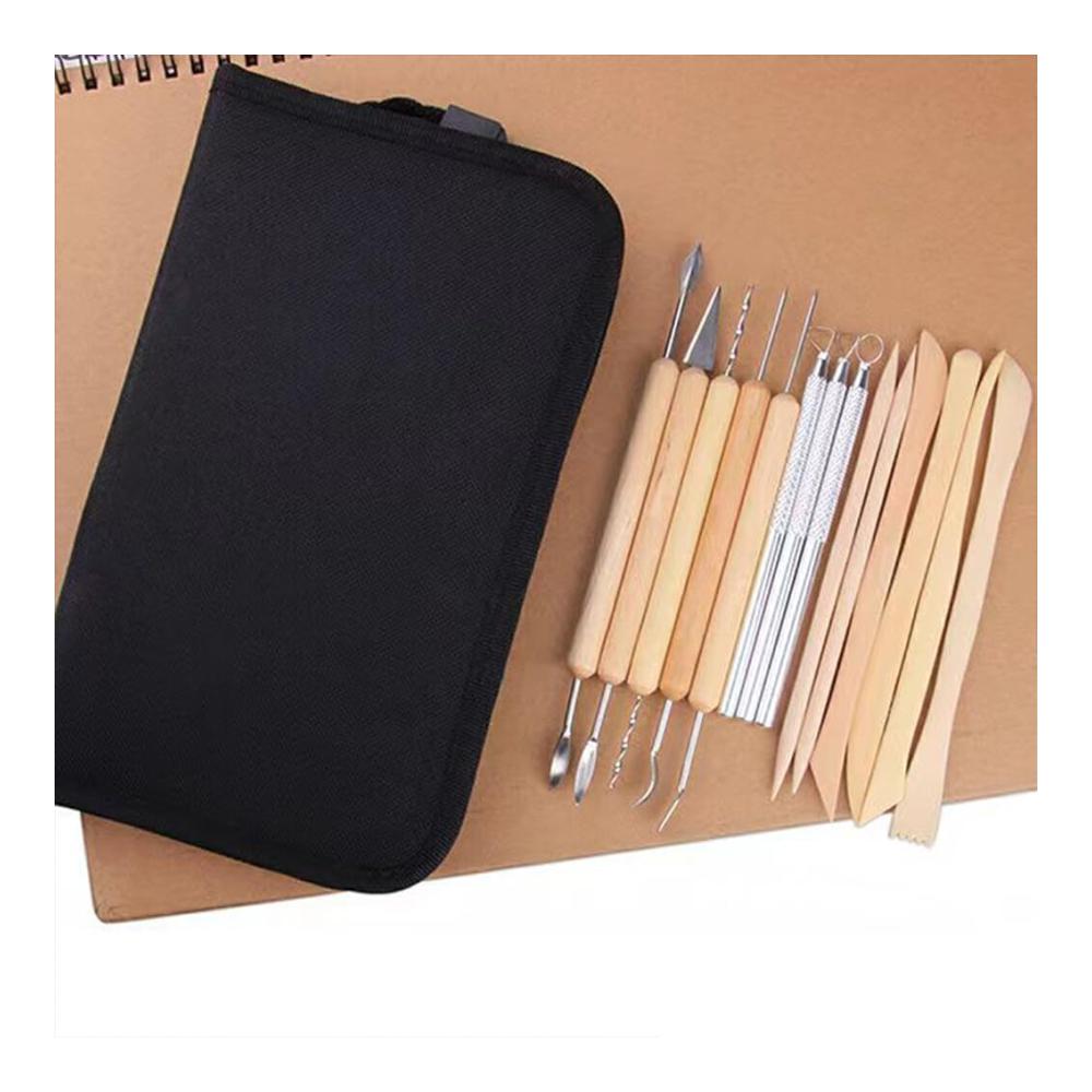 Professionelles 14-teiliges Keramikbildhauer-Werkzeugset für vielseitige Anwendung – Formen Sie Ton Holz und Polymer mit Leichtigkeit! Perfekte Rundungen und präzise Kanten
