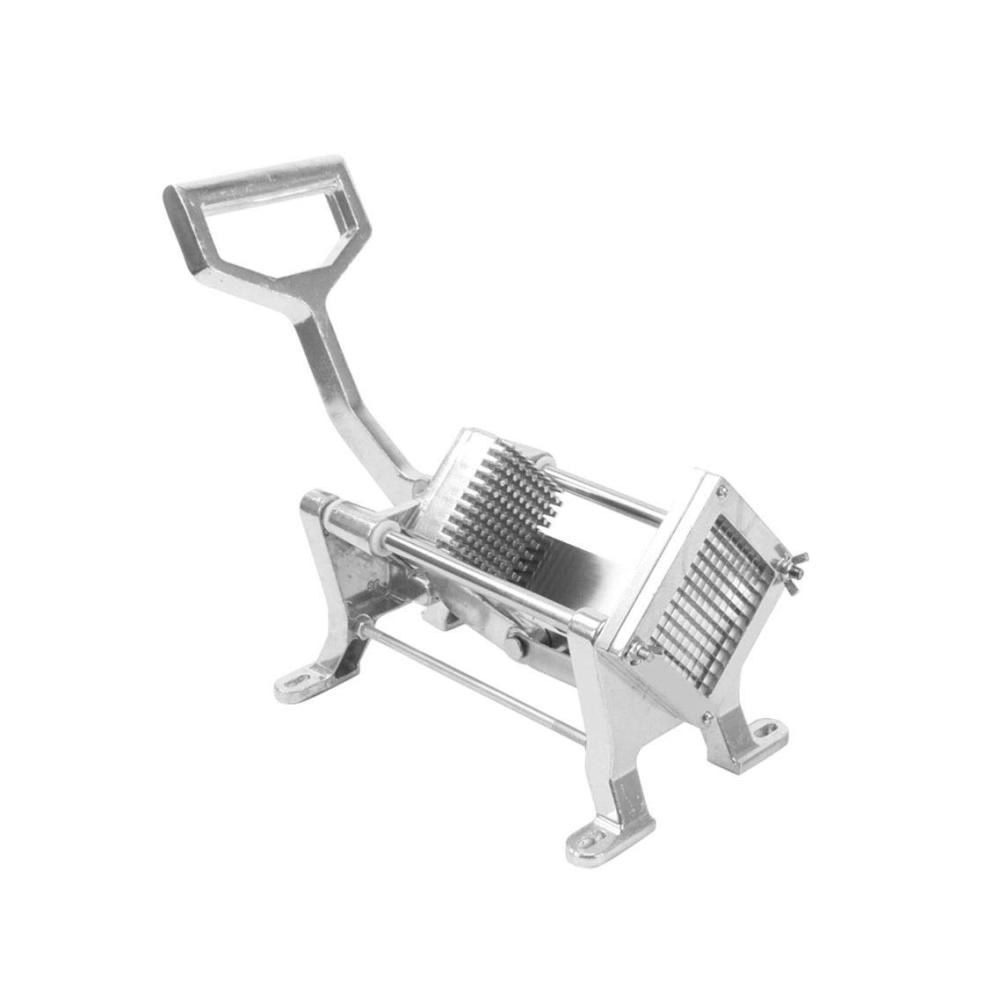 Kartoffelschneider Pommesschneider für Zuhause Restaurant & Picknick - French Fries Cutter & Gemüseschneider Maschine - Pommes-Frites-Schneider 12x12mm - Inklusive Rezepte