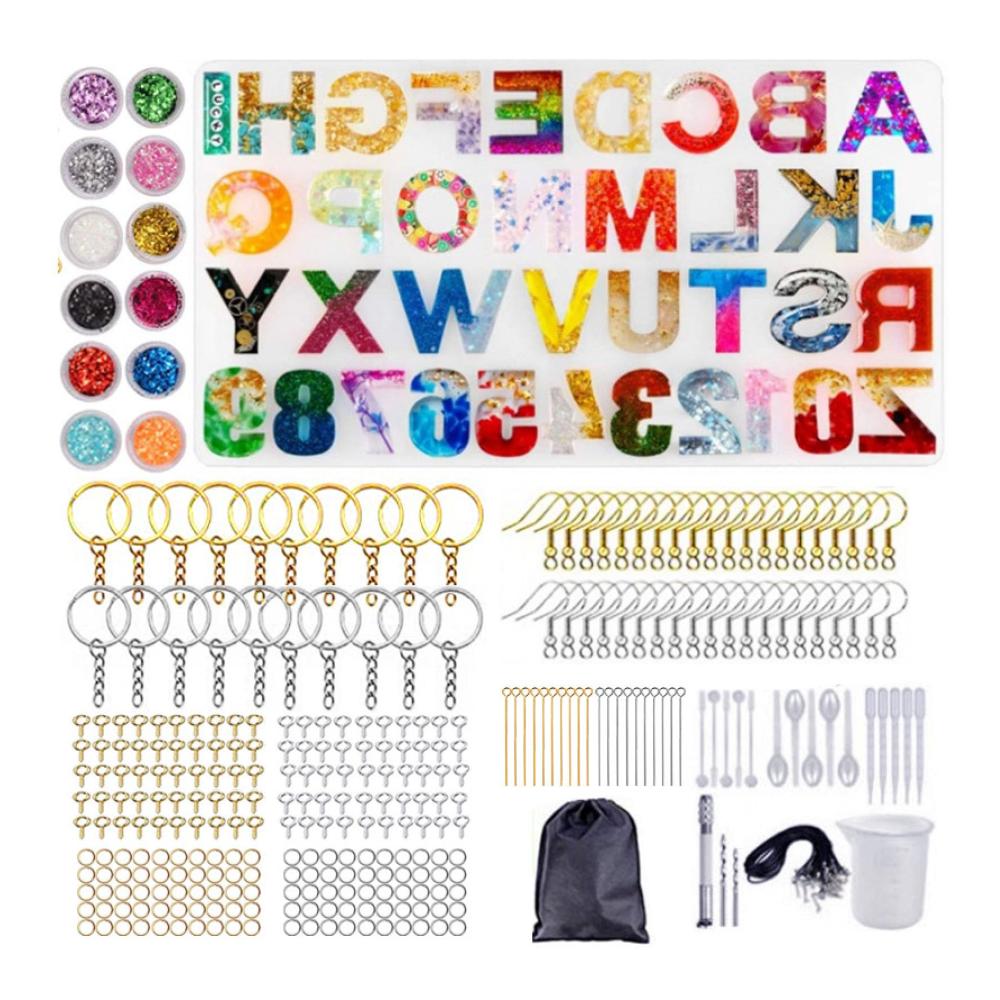 Entdecken Sie kreative Vielfalt Gießöfen Silikon-Buchstaben-Formen-Set für einzigartige DIY-Projekte. Alphabet-Anhänger leicht gemacht mit hochwertigen Gussformen. Perfekte Harz-Silikonform für Heimwerkerarbeiten – kreieren Sie personalisierten Schmuck und Geschenke