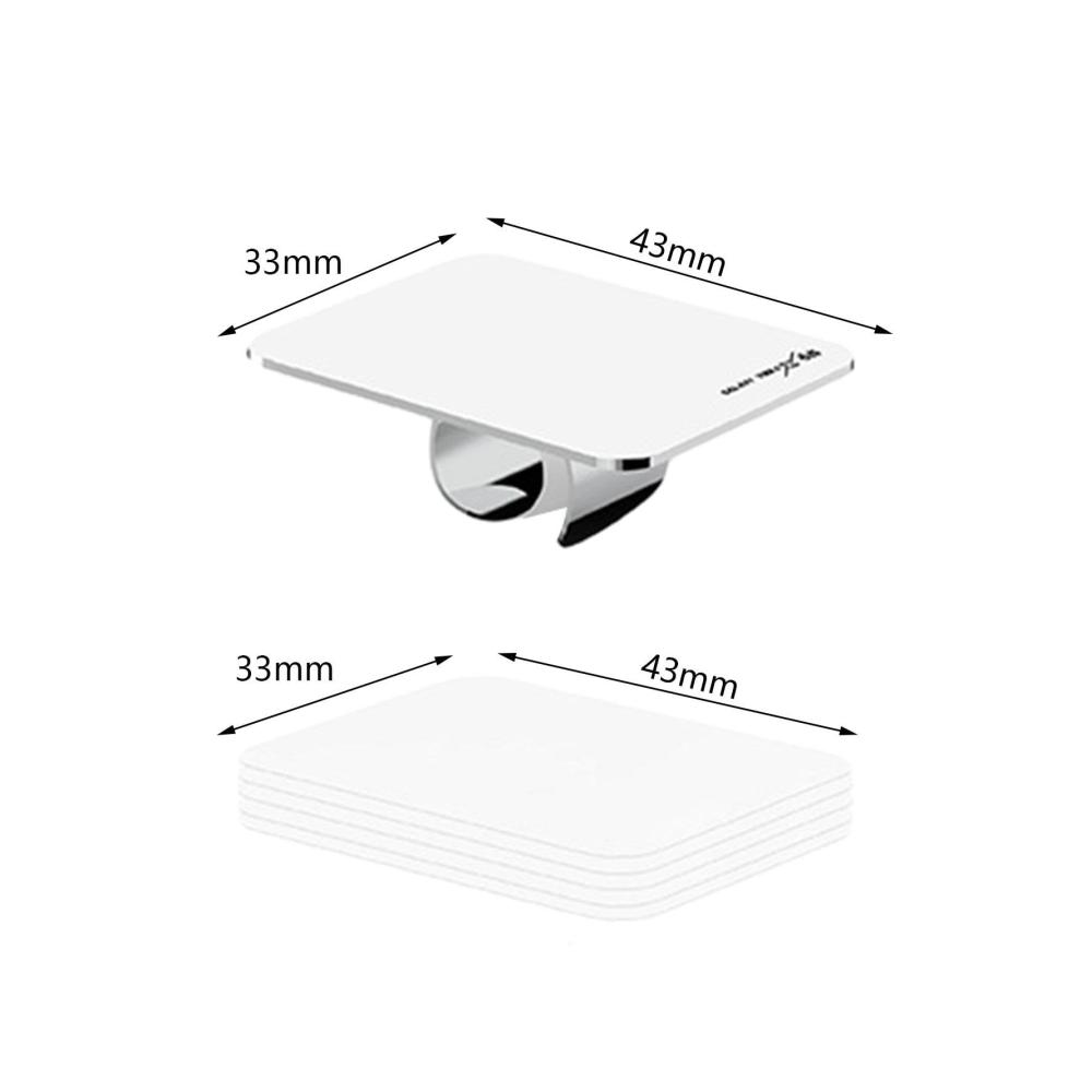 Entdecken Sie die Vielseitigkeit von Mischpaletten Fingerpalette Farbmischer Mini Metall für Acryl Make-up und DIY Handwerk - 5 Blatt Modellfärbung inklusive