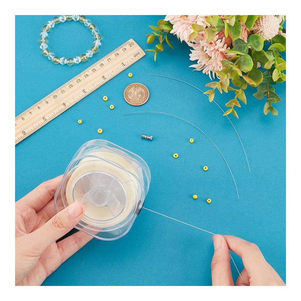 Entfesseln Sie Ihre Kreativität mit PH PandaHall 225m 0.2mm Schnüre & Fäden Perfekte Schnur für Armband Perlengarn Rocailles Nähschnur! Inklusive Zuleitungsdraht und Organisationsetui für Ledernähte. Ideal für die Herstellung von Perlenschmuck und Armbändern. Erwecken Sie Ihre Designs zum Leben