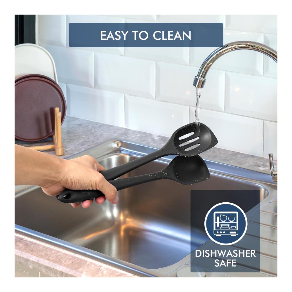 Entdecken Sie die Perfektion beim Kochen mit dem HOTEC Hitzebeständigen Silikon-Kochlöffel-Set! Vielseitige Spatel für Mischen Servieren und Schaben in einer großen Küche. Mit Antihaftbeschichtung spülmaschinenfest und stilvollen 318 cm. Kochgenuss neu definiert Vielseitigkeit des Kochlöffels HOTEC Hitzebeständiger Silikon-Kochlöffel 318 cm – Perfekt zum Mischen Servieren & Schaben – Spülmaschinenfest & Antihaftbeschichtet in elegant