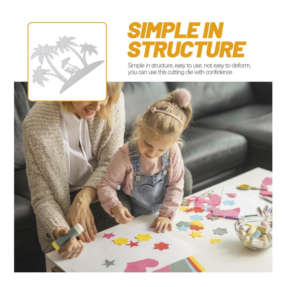 Hochzeits Sammelalbum Fotoalbum Scrapbooking-Werkzeug Palmenform Stanzform für Dekoratives Papier - Kreative Gestaltung mit exotischem Flair
