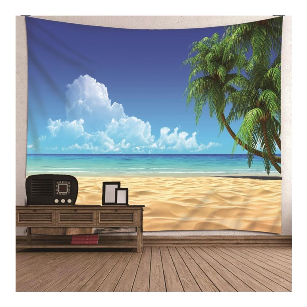 Entdecken Sie den Zauber der Wandteppiche Skcess Großformatiger Wandteppich mit Schwarz-Gelbem Minimalismus-Thema und Schneeflockenmuster aus hochwertigem Polyester - 350X256CM