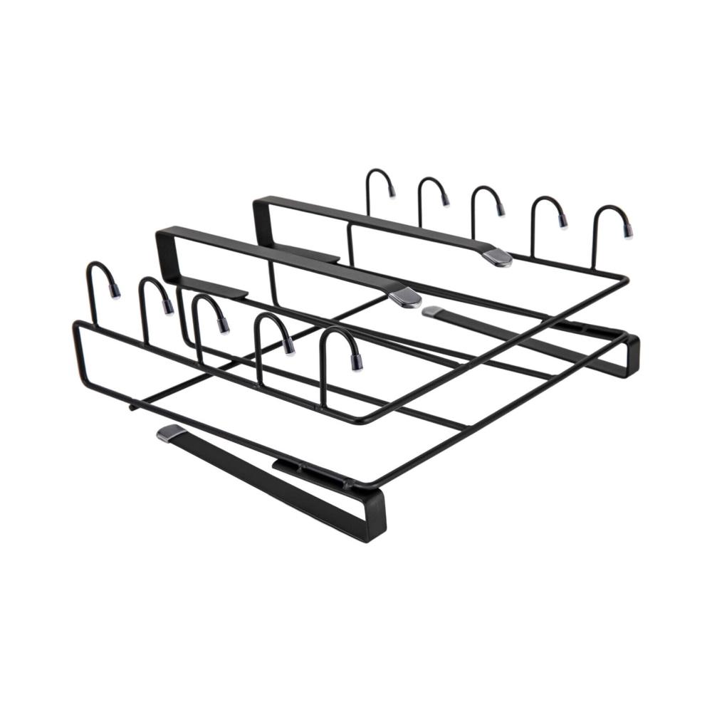 Hängeleisten & -regale für Töpfe | Schneidebrett Regal Halter Edelstahl | Platzsparendes Küchen Organizer Aufbewahrungsregal | Praktische Lösung für ordentliche Küchen | Robust & Stilvoll