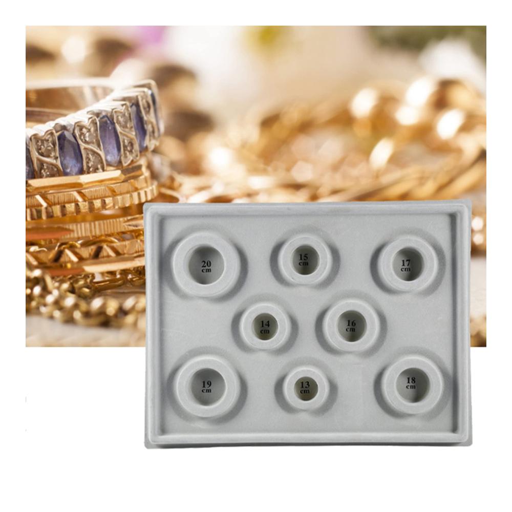Entdecken Sie das ultimative Perlenweben-Werkzeug Perlenbretter für die Schmuckherstellung | Armband-Design-Organizer-Tablett | Praktisches Bastelutensil mit 5 Runden Rillen für perfekte Armband-Kreationen | Idealer Armband-Schmuck-Organizer