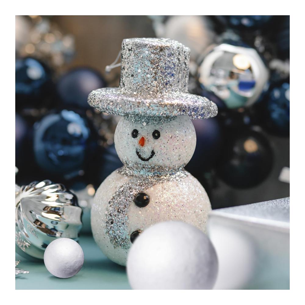 Entdecken Sie kreative Vielfalt mit 100 Steckschaumkugeln - Bastelspaß für DIY-Kunst Schulprojekte & festliche Dekorationen! 5 Größen Styroporkugeln für Weihnachten Ostern & Partys