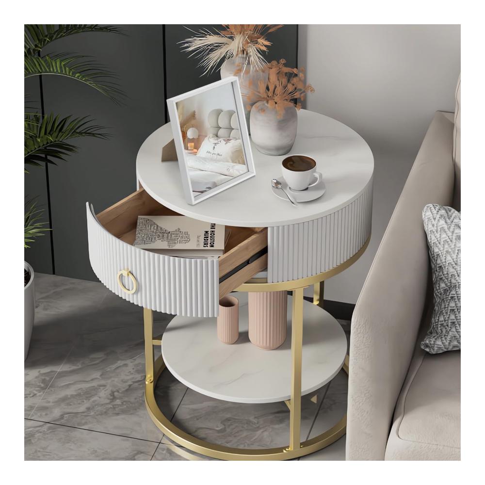 Entdecken Sie den stilvollen Kleinen Tischspiegel mit Ständer Rechteckiger Make-up-Spiegel Metallrahmen tragbar für Schlafzimmer Wohnzimmer & Badezimmer - Weiß