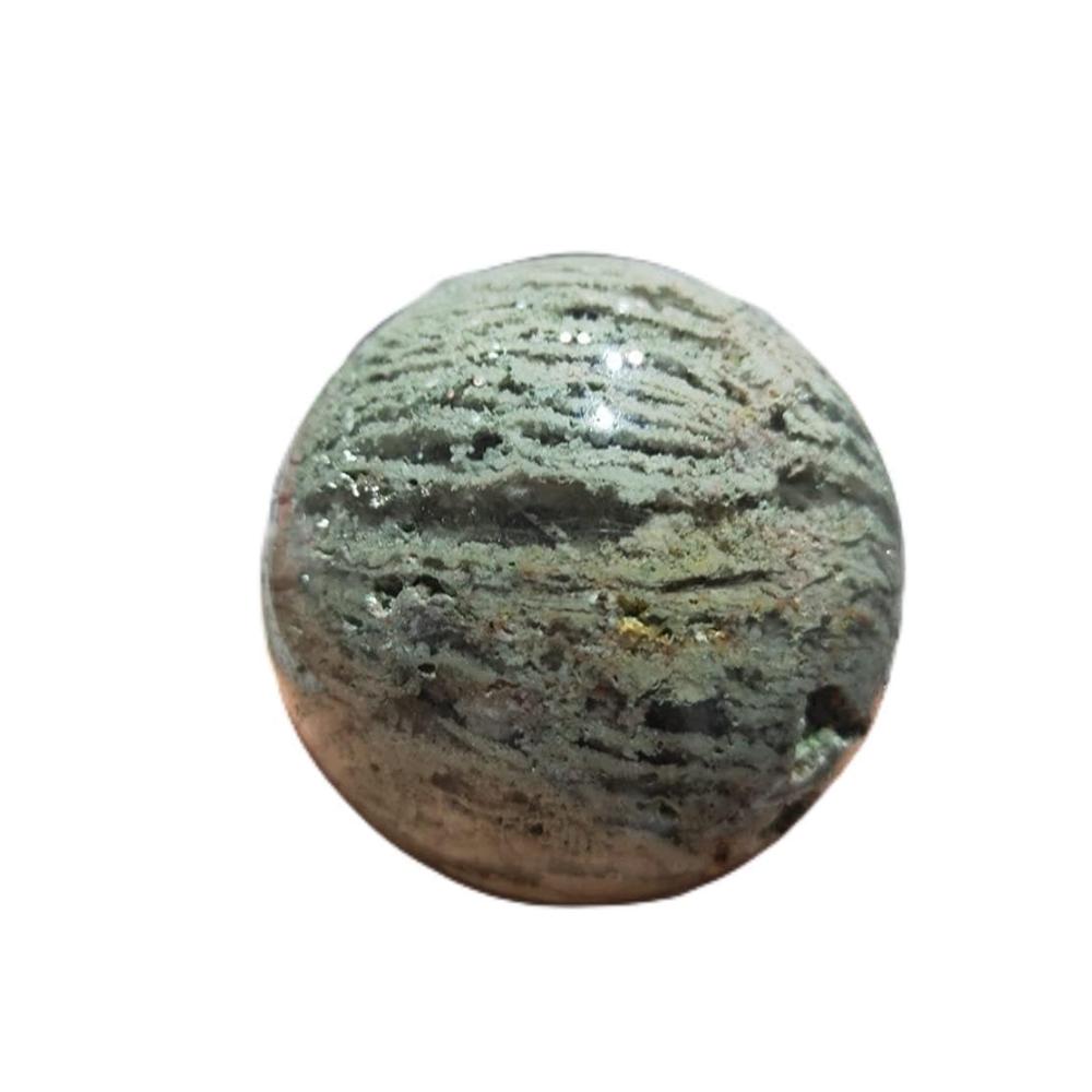 QINTINYIN Natürlicher Kristall Geisterphantomkugel Set - Multischichtige Quarzkugeln für Feng Shui und Reiki - Dekorative Mineralien und Garten Zubehör für Zimmerbrunnen - Wohnaccessoires