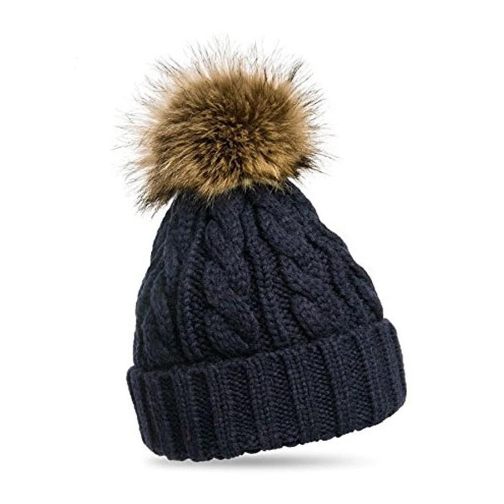 Quasten Borten & Ornamente 12 Fake Fur Bommel mit Gummiband - Kunstfell Pompoms für DIY Mützengestaltung und Strickprojekte - Trendige Haarkugeln für individuellen Style & kreative Akzente