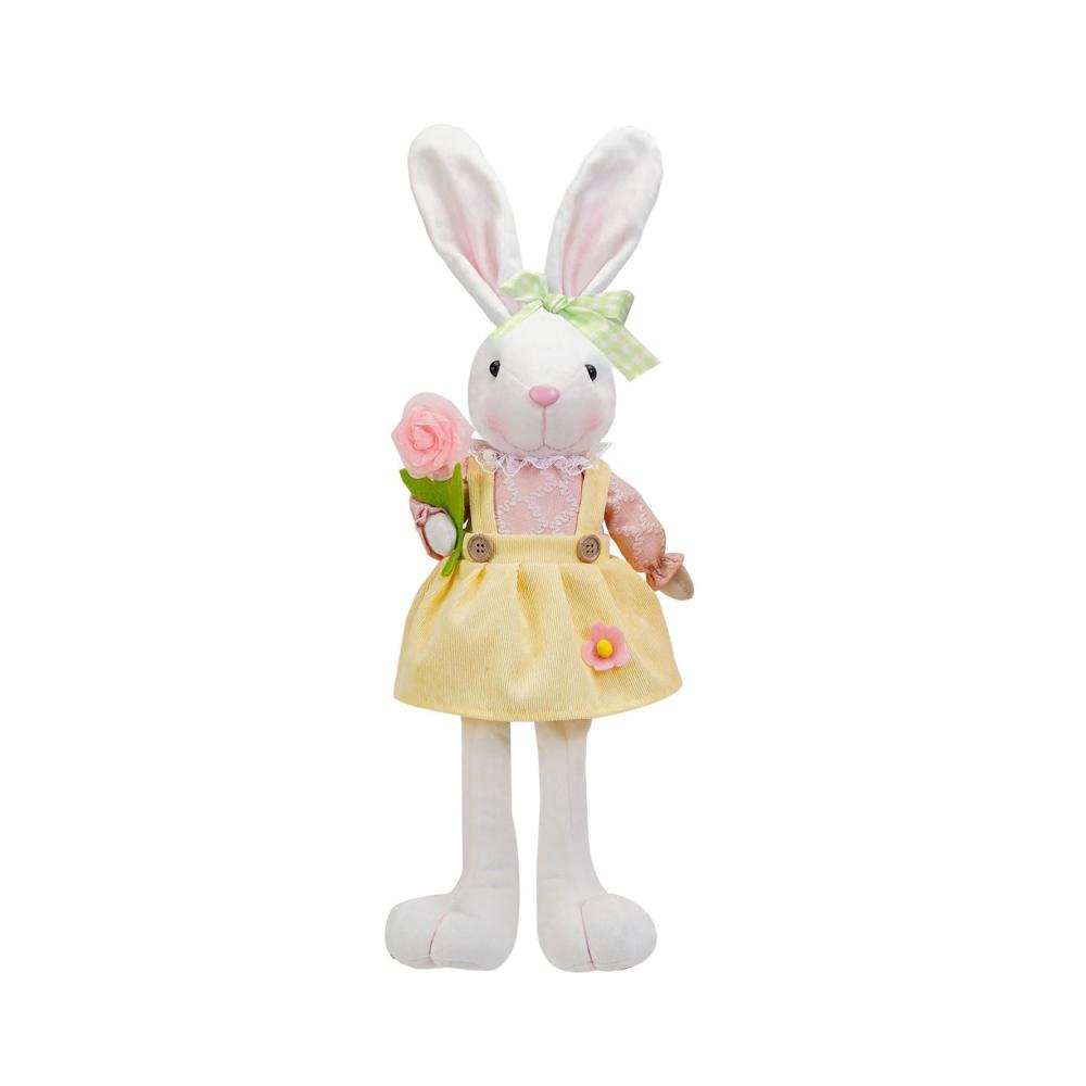 Frohe Ostern feiern mit unserem 44 cm Konfetti-Karottenkaninchen! Perfekte Partydekoration für Wohnzimmer Schlafzimmer und Kinderzimmer. Ein fröhliches Geschenk für Geburtstage und Ostern
