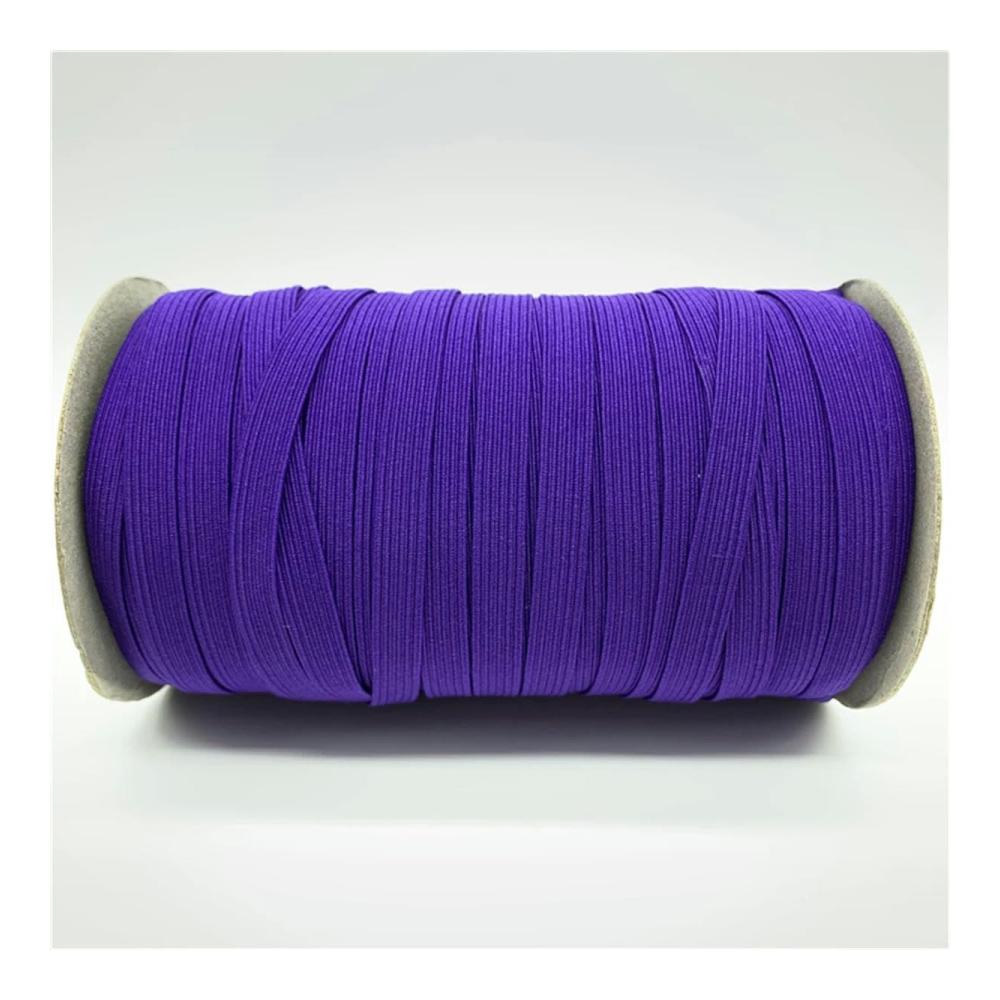 Lila Hochelastisches Nähen - 3/7/10 mm 5 Yards - Premium Elastische Bänder für Vielseitiges Nähen Basteln und DIY-Projekte - Weiches und Strapazierfähiges Elastikband für Perfekte Ergebnisse