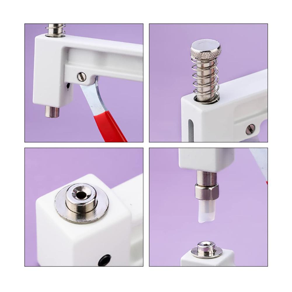 Hochwertige Druckknöpfe - DIY Four Claw Nagel 10000pcs Perlen Nieten - Metallknopf Zubehör für Bekleidung - Perfekte Dekoration für Perlenmas