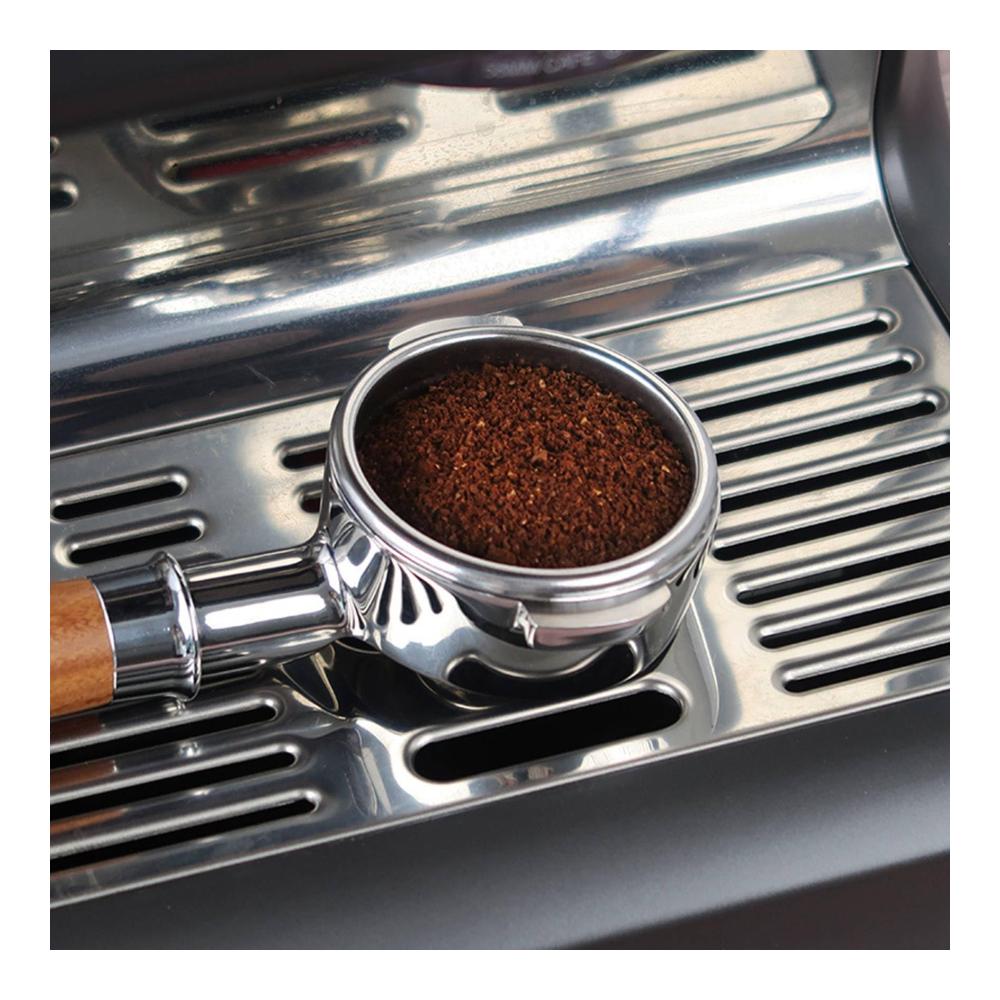 Entfesseln Sie den Geschmack 58mm Tamper aus Edelstahl für E61 Siebträger – Perfekter Espresso mit Stil B Holzgriff – Hochwertiges Zubehör für Kaffeegenießer