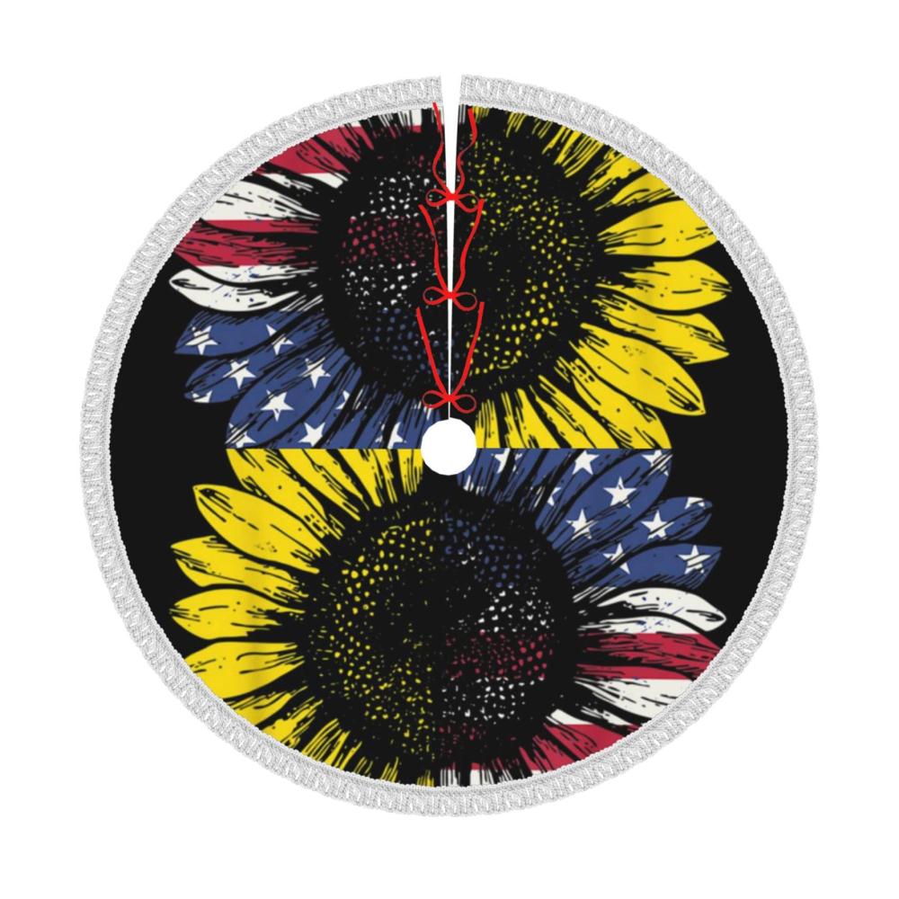 Amerikanische Sonnenblumen-flagge.
