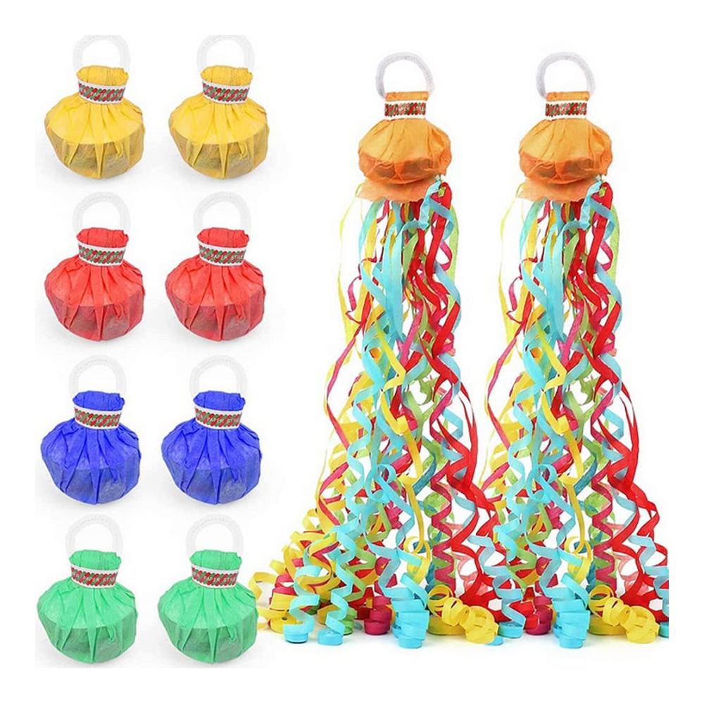 Magische Konfetti-Knallbonbons 10 Stück Handtuch-Luftschlangen für unvergessliche Feiern! Ideal für Ostern Geburtstage Hochzeiten & mehr - Kein Durcheinander