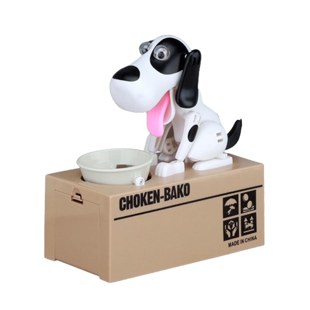 Hunde-Münzbank – Lustige Spardose für Kinderzimmer – Hund frisst Münzen – Kreatives Haustier Motiv – Dekoration für Schreibtisch und Zuhause – Sparbüchsen