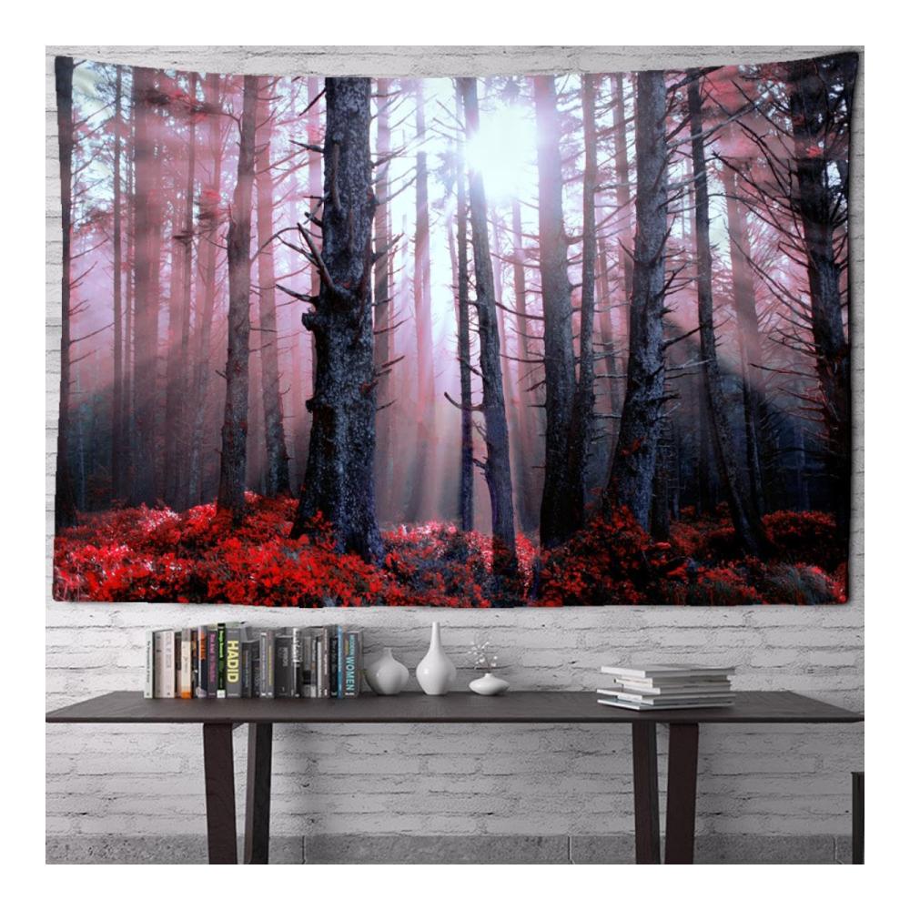 Verwandle dein Zuhause mit unserem exquisiten Wandteppich Naturlandschaft mit Waldpflanzen - XXL Wandbehang für stilvolle Heimdekoration - 62.200 x 150 cm - Zeitloses Design 2024! Ideal für eine harmonische Atmosphäre. Gönn dir Qualität und Stil