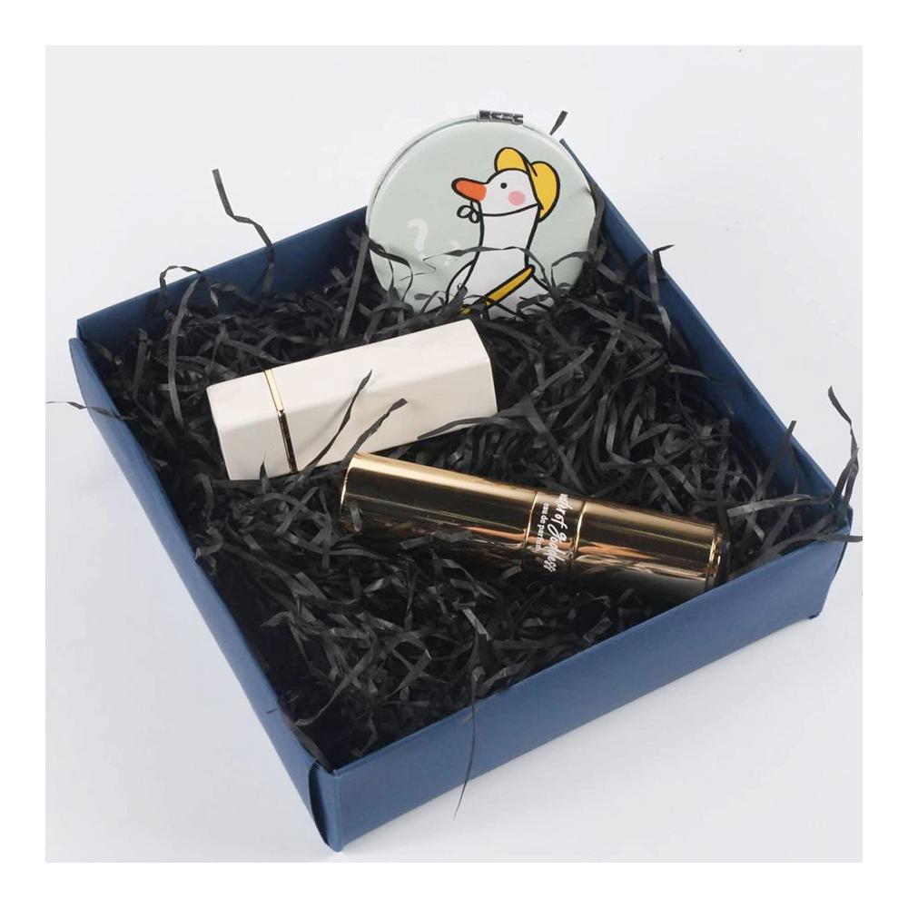 Seidenpapier Schwarz 100g - Perfekte Füllung für Geschenkkörbe Weinverpackungen & Partys - Hochwertiges Füllmaterial für stilvolle Präsentationen