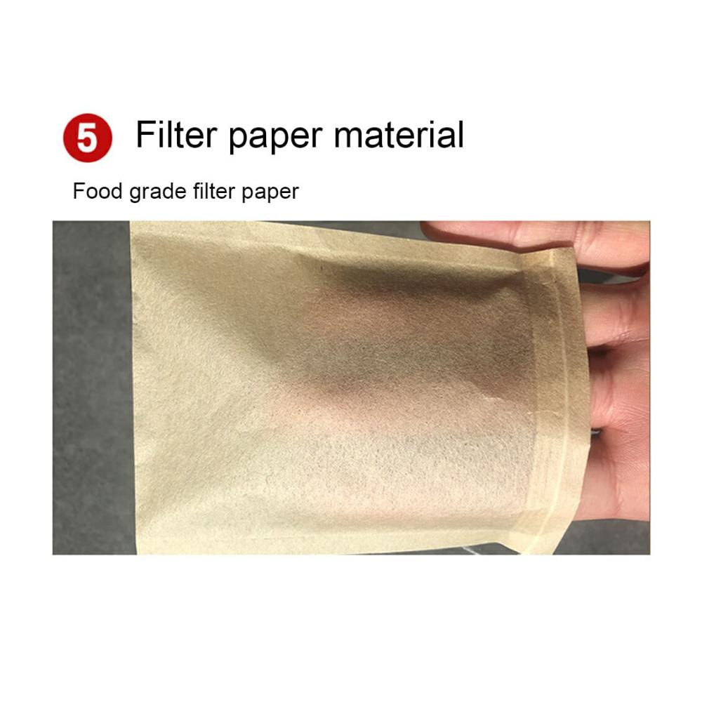 300 Stück Teefilterbeutel mit Kordelzug - ungebleichter Verschluss - leer - für Küchenpulver und Kräuterblätter - 6x8 cm - Premium-Qualität