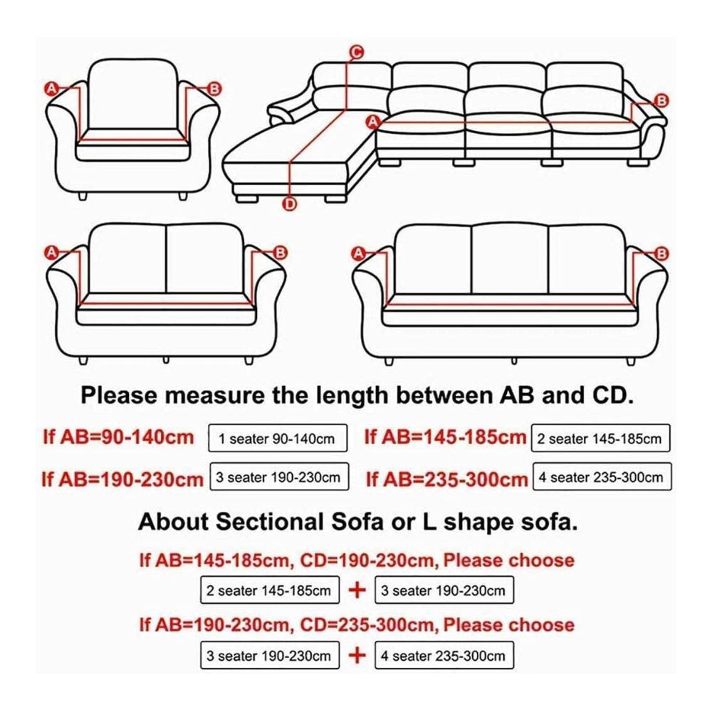 Elastischer Sofabezug in Gelb-Grün für Wohnzimmer rutschfest weich und pflegeleicht - Möbelschutz für Sofa Sessel oder Ecksofa - Stretch-Husse für 3-Sitzer (190-230 cm) und 1-Sitzer (90 cm) - Ideal für Kinder Katzen und Hunde