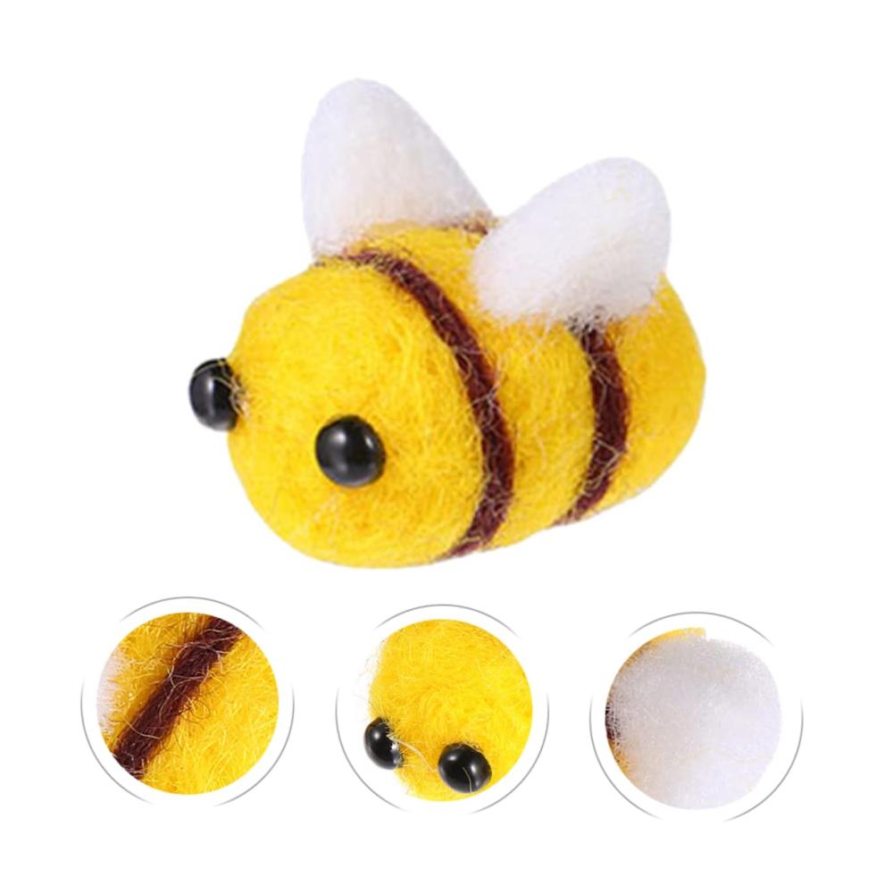 Entdecken Sie 25 exquisite Verzierungen aus Wollfilz Bienen-Girlande Herbstdekorationen Flatback-Anhänger & mehr für DIY-Bastelprojekte. Perfekt für Handwerk Dekoration und Baby-Rucksack. Schmücken Sie mit Stil