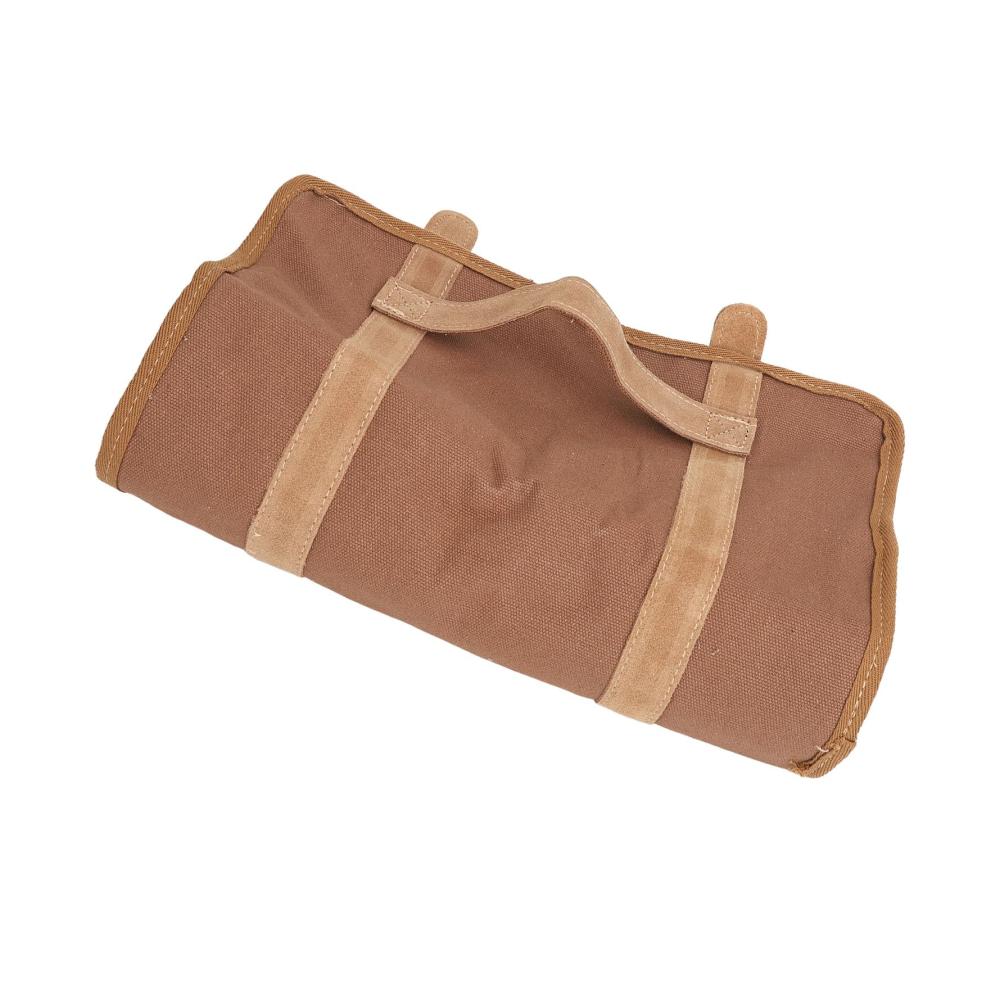 Cocktail-Sets und Barzubehör Große Canvas-Barkeeper-Werkzeugtasche für unterwegs – Tragbare Tasche mit verstellbarem Schultergurt für Cocktails Camping und Partys (Braun