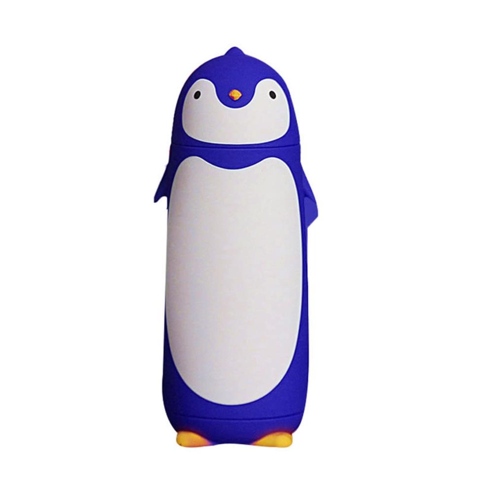 Isolierte Thermosflasche 300ml im niedlichen Pinguin-Design | Tragbarer Wasserbecher für Büro und Outdoor | Tee-Flasche | Hält Getränke warm/kalt | Ideales Geschenk