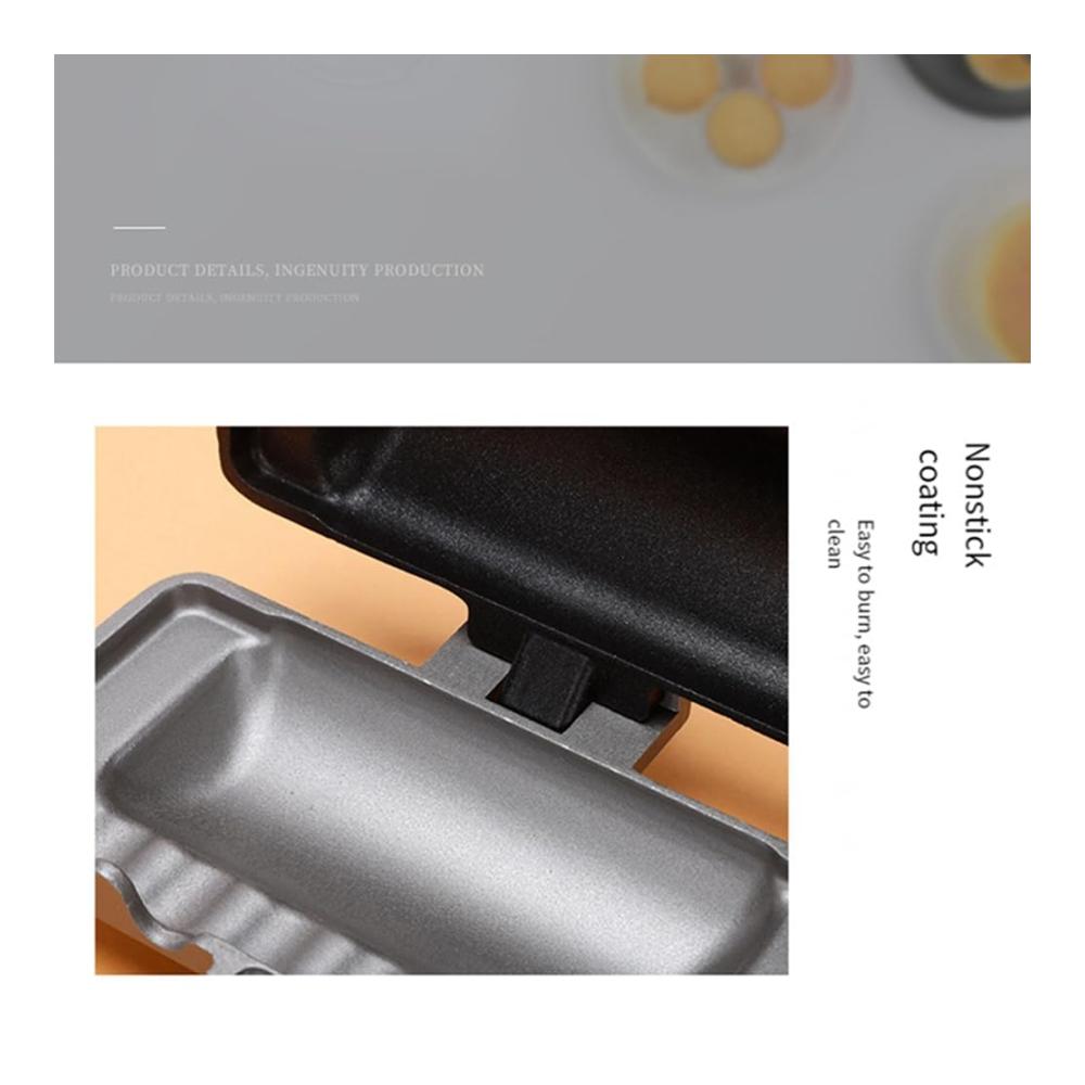 Entdecken Sie die Vielseitigkeit 1 Stück Grillpfanne aus Aluminiumlegierung - Abnehmbar und Antihaftbeschichtet für köstliche Frühstücksideen und knuspriges