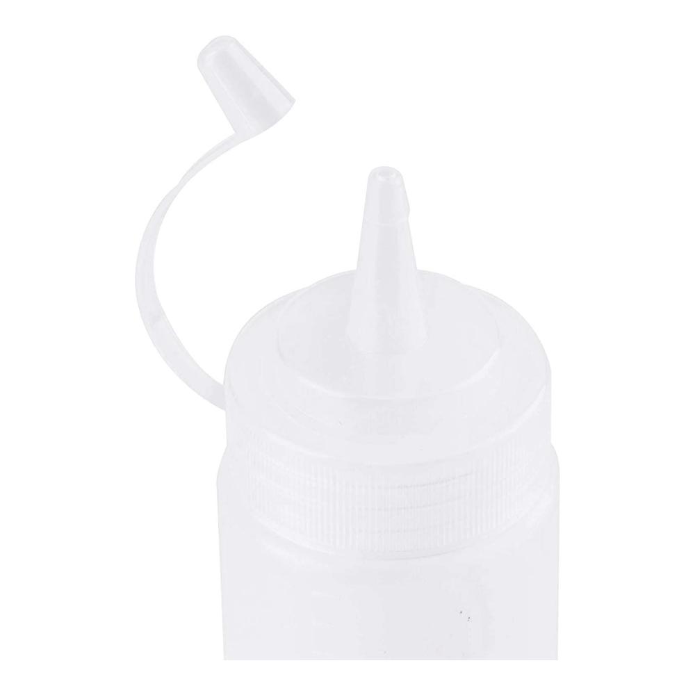 12er Set Dressing-Shaker 8 Unzen Quetschflaschen mit Twist Cap Deckel für Sauce Ketchup BBQ Farbe - Praktisches Zubehör für die Küche