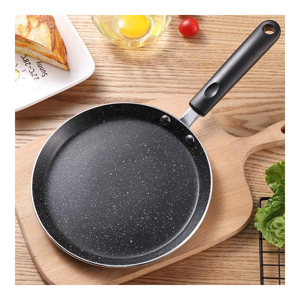 Crepe-Pfannen Deluxe 18CM – Premium Antihaft-Pfanne für Perfekte Pfannkuchen Omeletts & mehr! Marmorbeschichtung Induktionstauglich Ideal für Frühstück & mehr