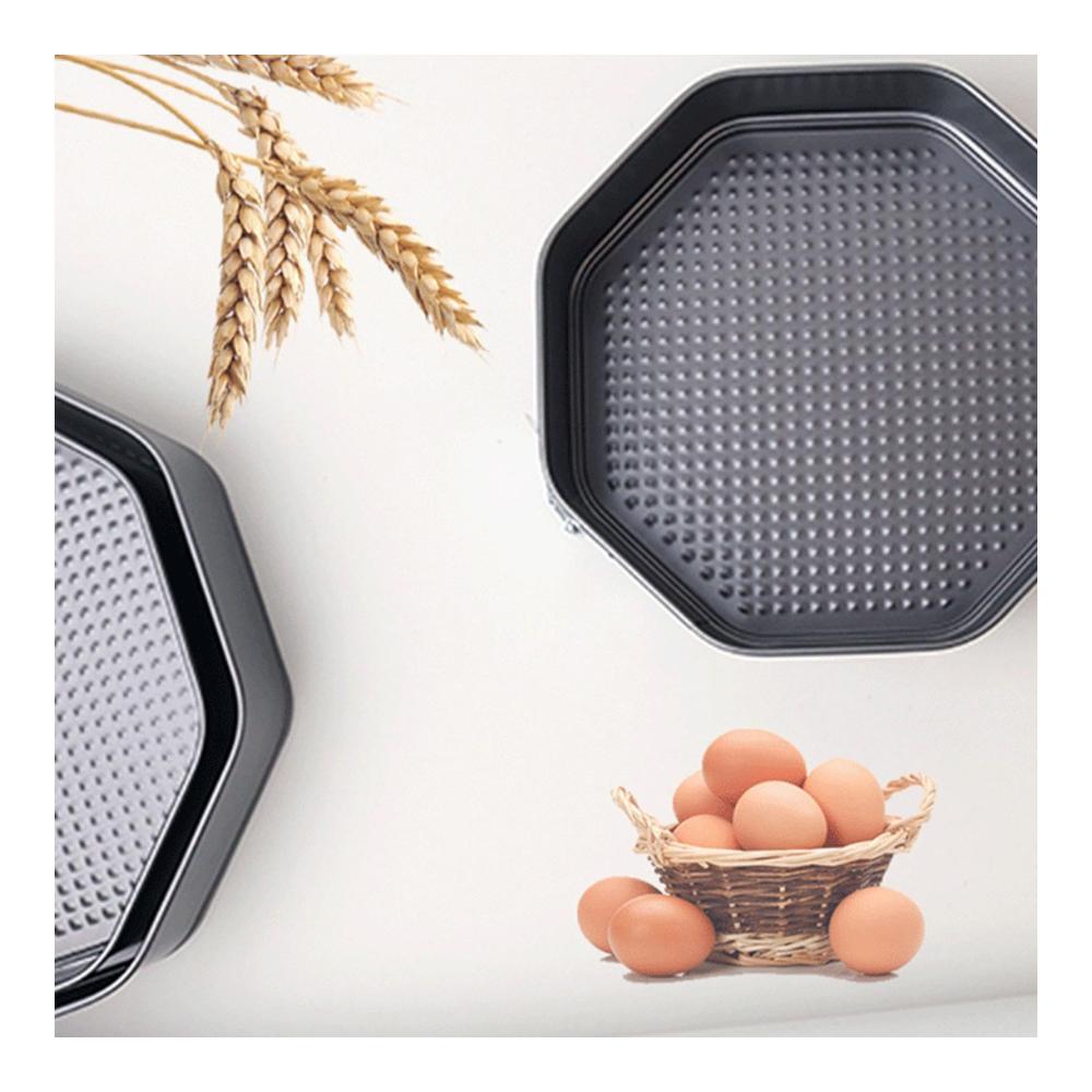 Entdecken Sie das Ultimative Backformset 3-teiliges Antihaft-Karbonschalen-Set für Kuchen Käsekuchen und mehr | Auslaufsicheres Design | Perfektes Backzubehör für Geburtstage und mehr