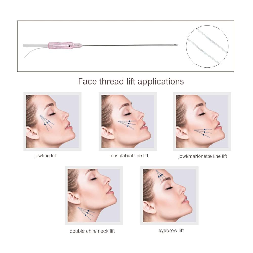 Entfesseln Sie Ihre Kreativität mit dem Präzisions-Nähset Acada PCL Zahnradgewinde 3D für Face & Body 360R bidirektionales Zahnrad Bullet Blunt 18G100 mm 20 Stück - Ideales Zubehör für perfekte Näharbeiten