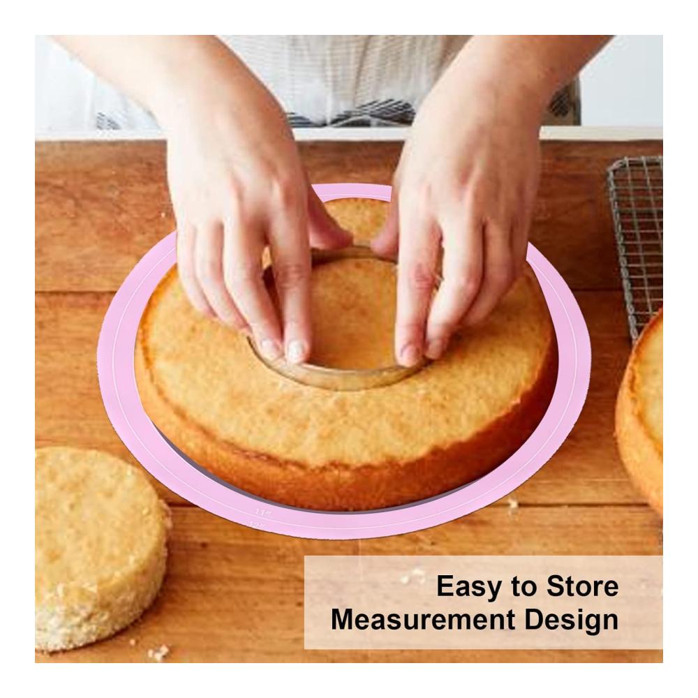 Entdecken Sie die Magie des Backens mit unseren 2 Stück Runden Silikon Backunterlagen! Non-Stick rutschfest und mit Skala für präzises Arbeiten. Ideal für Theken Ofen und Tortenkrusten. Backmatten die das Backen zum Vergnügen machen