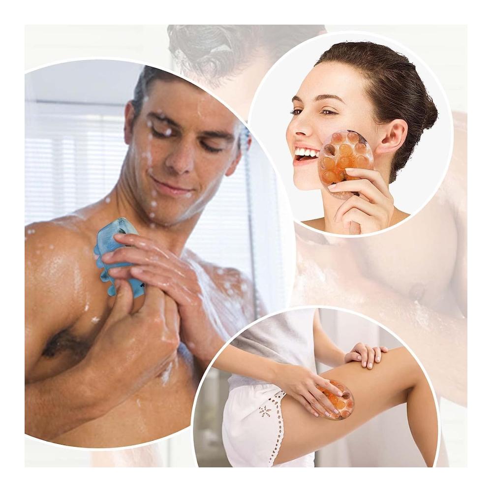 Premium Silikon Gießformen Set 4-er Packung für Oval Massage Seifen Kekse Schokoladenkuchen Brot & mehr – Perfekt für Seifenherstellung Kerzen & Eiswürfel – Leicht zu reinigen & langlebig (Violett